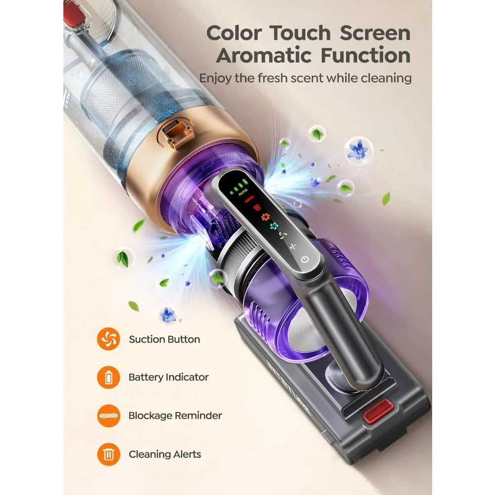 Inteture Cordless Vacuum Cleaner 600W 50KPa 65 Min Runtime