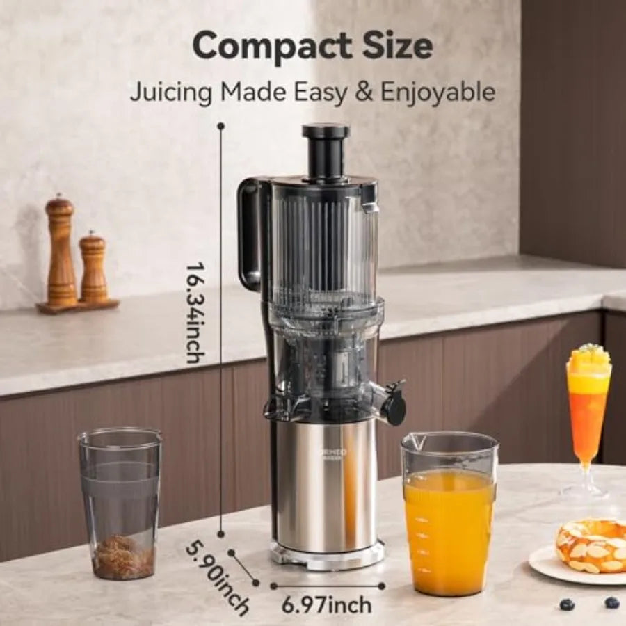 MDNG Cold Press Juicer With Large Feed Chute Stainless Steel