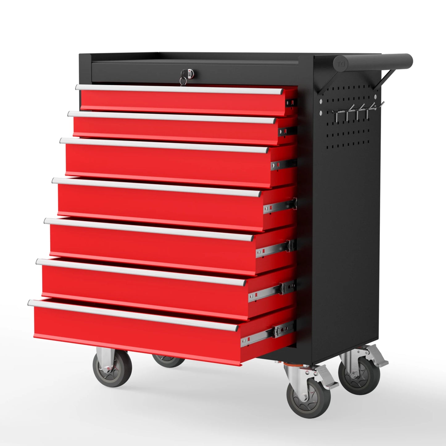 Kieperi 7-Drawer Rolling Tool Chest With Heavy Wheels