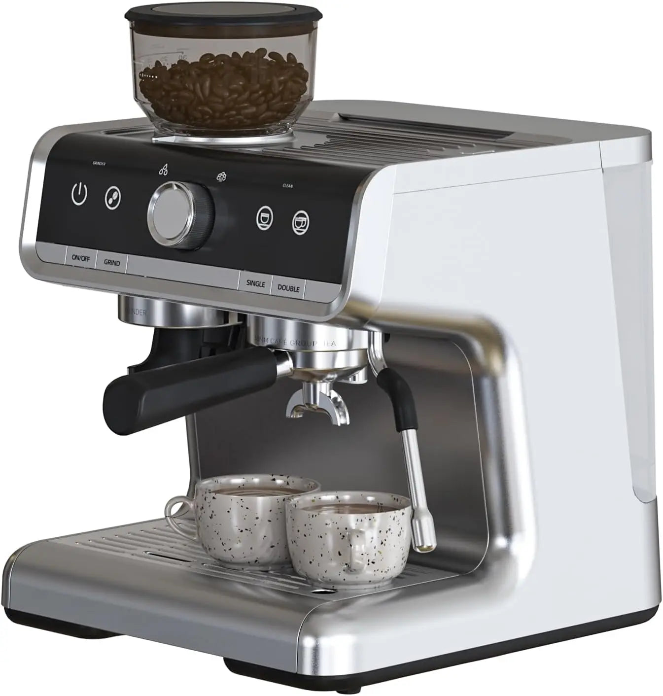 Acekool Espresso Machine With Grinder And Milk Frother