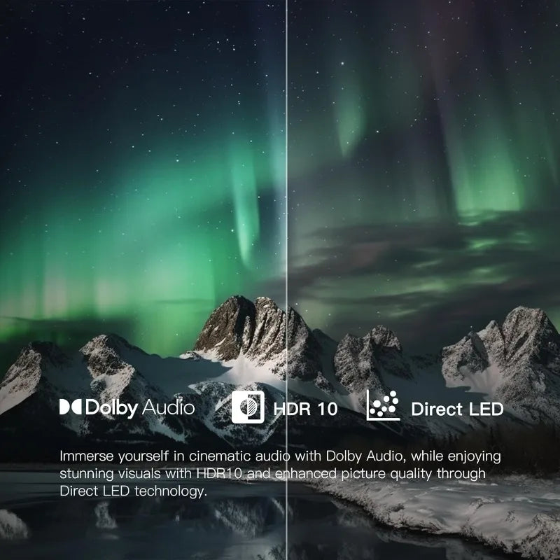Smart Google TV Chromecast Built In HDR10 Dolby Audio Remote
