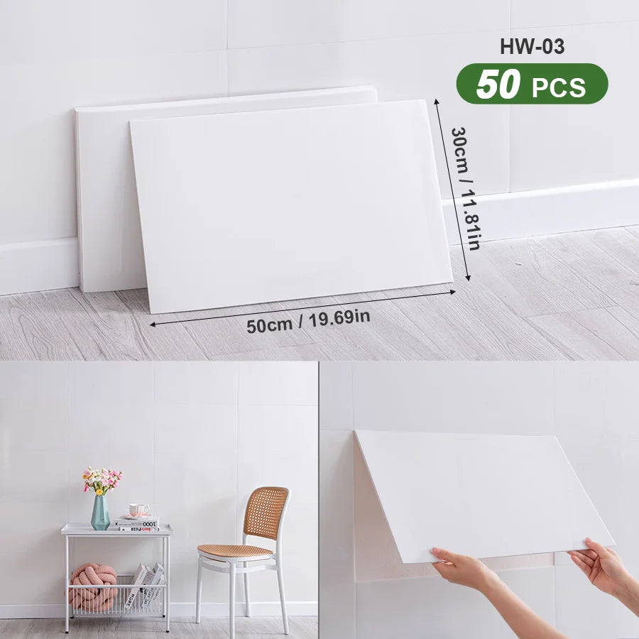 3D Self-Adhesive Peel And Stick Wall Tiles For Indoor Splashback