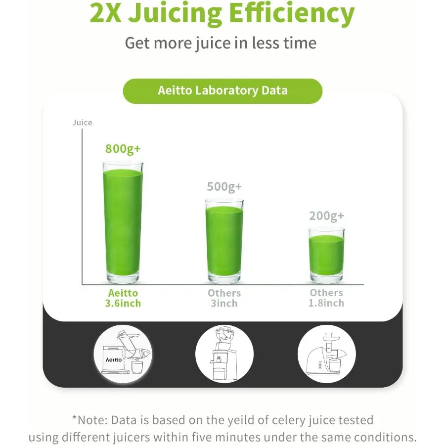 MDNG Cold Press Juicer For Large Fruits And Vegetables