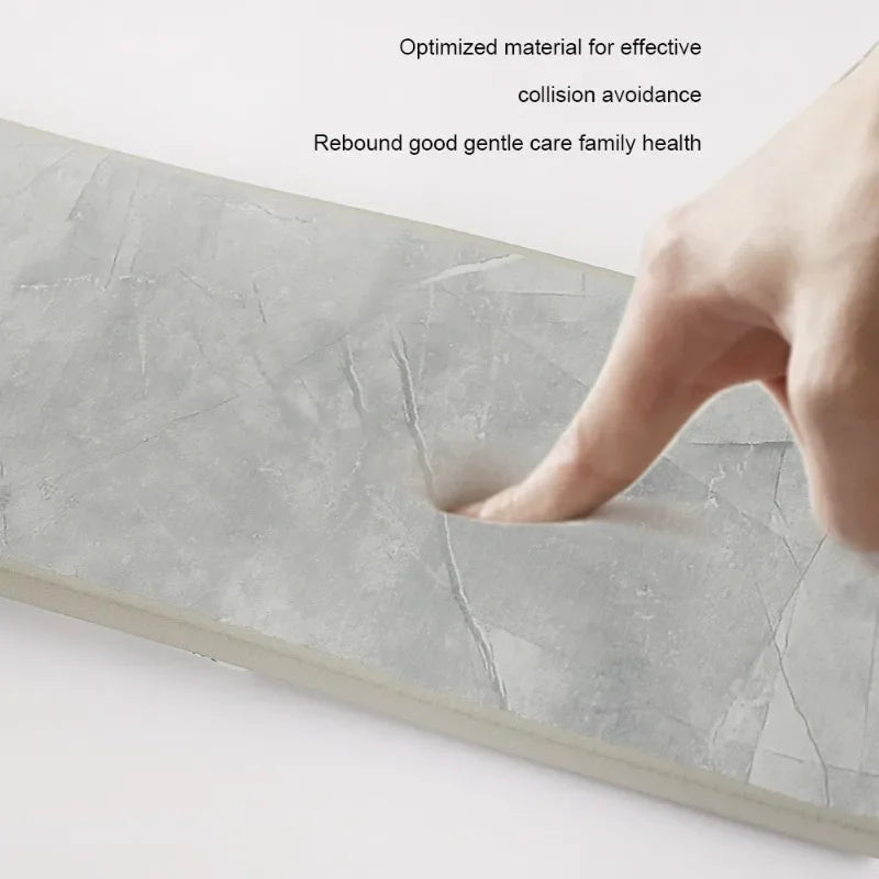 3D Waterproof Self Adhesive Wall Skirting Line Anti Collision Sticker