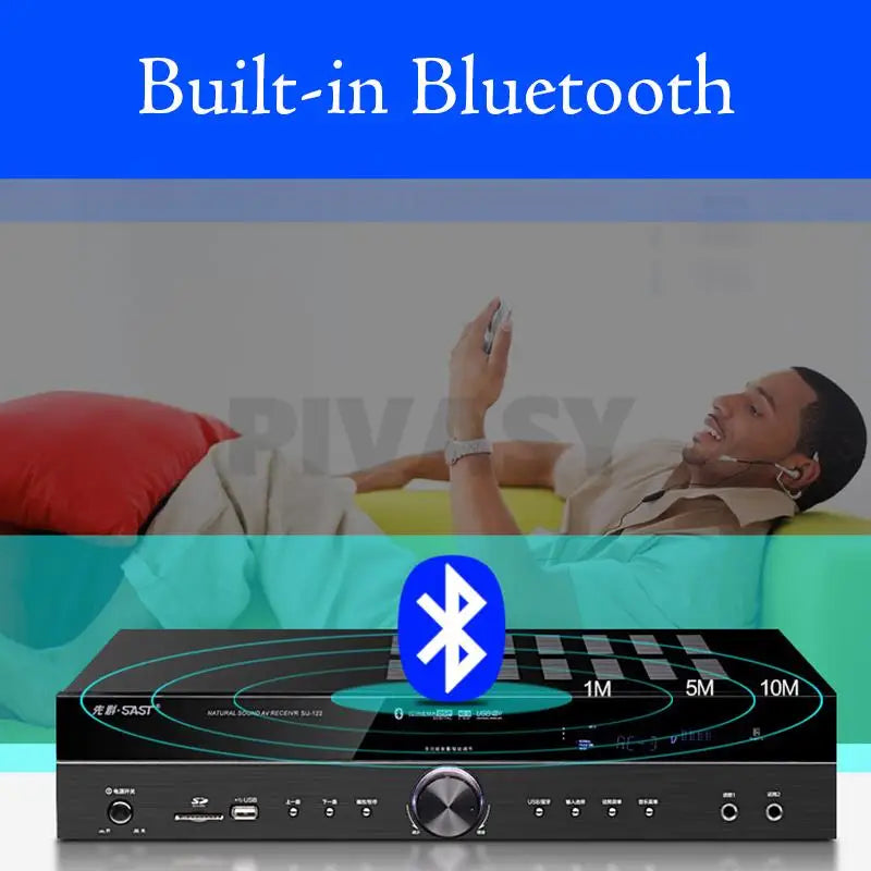 Branwish Six Channel Bluetooth HiFi Amplifier 300W
