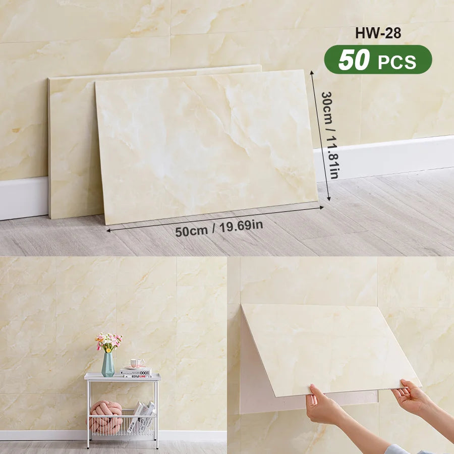 3D Self-Adhesive Peel And Stick Wall Tiles For Indoor Splashback