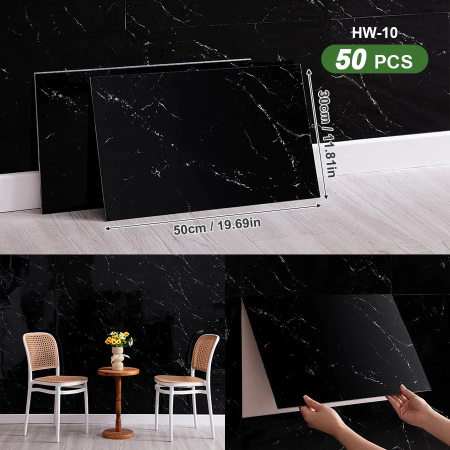 3D Self-Adhesive Peel And Stick Wall Tiles For Indoor Splashback