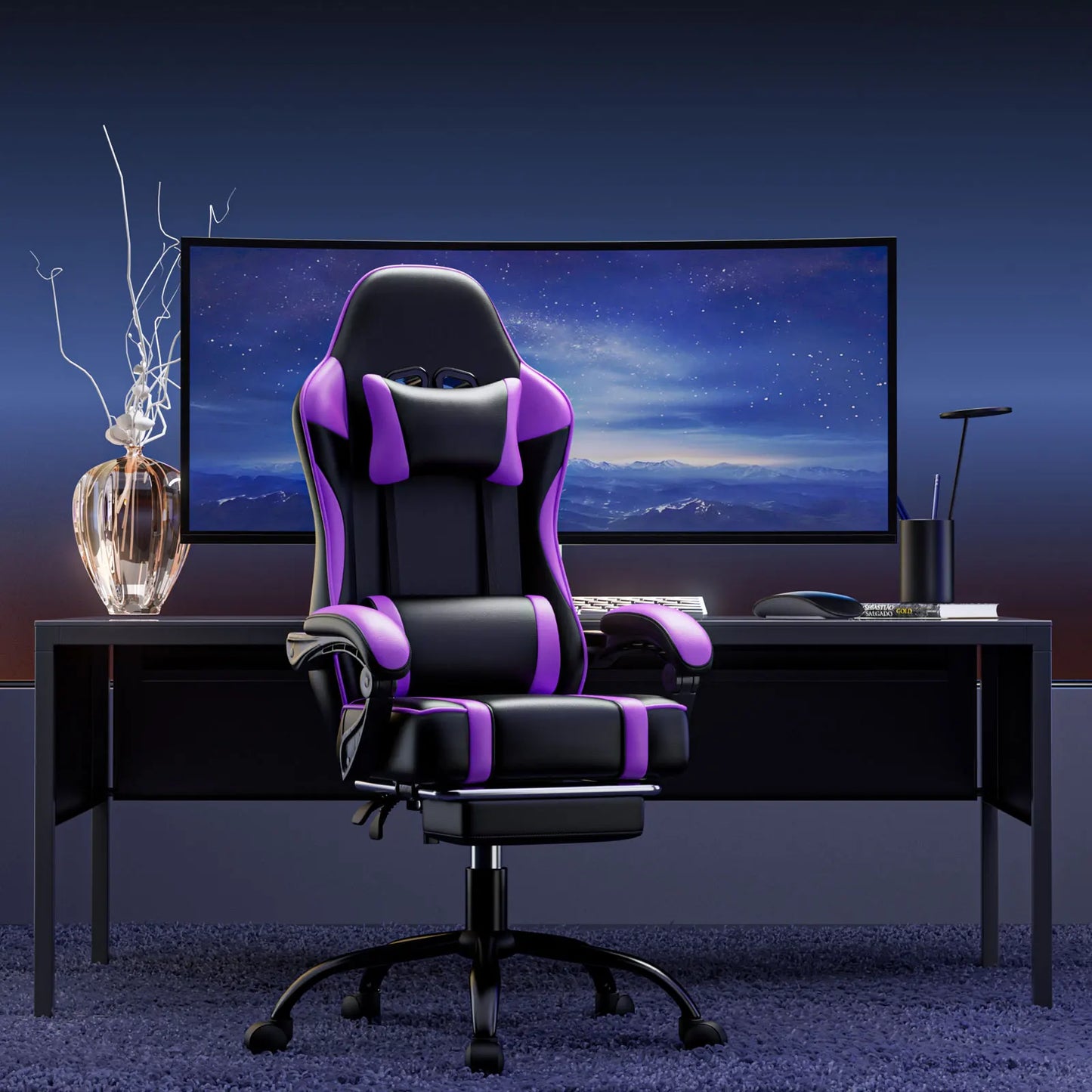 AnYu Furniture Ergonomic Computer Chair With Wheels