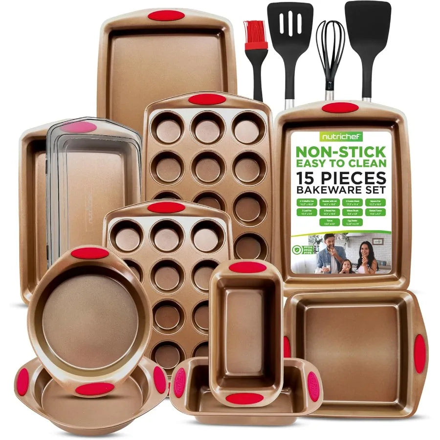 Hign-concerned Nonstick Bakeware Set With Loaf And Muffin Pans