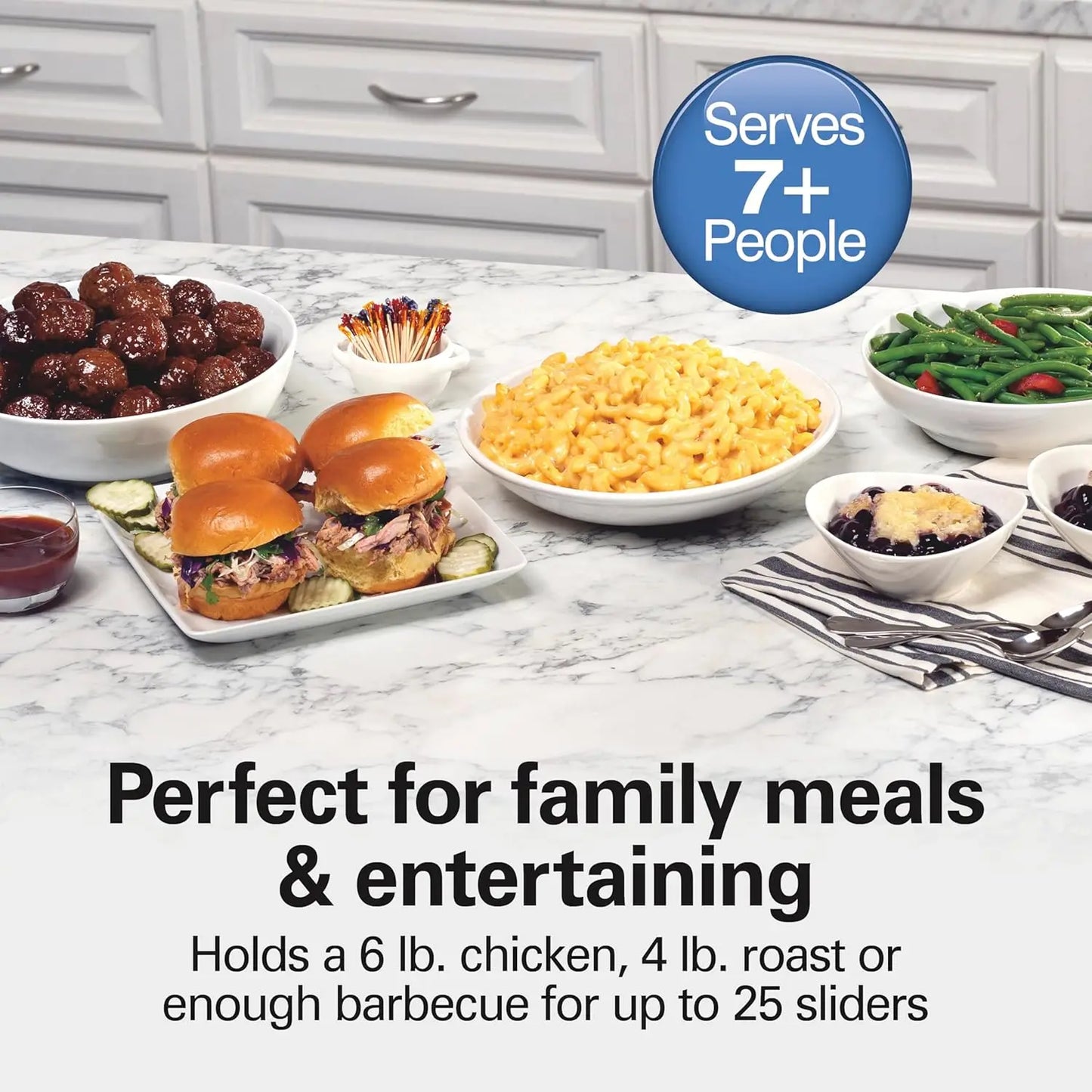 XMSJ Programmable Slow Cooker With Defrost Function And Countdown Timer