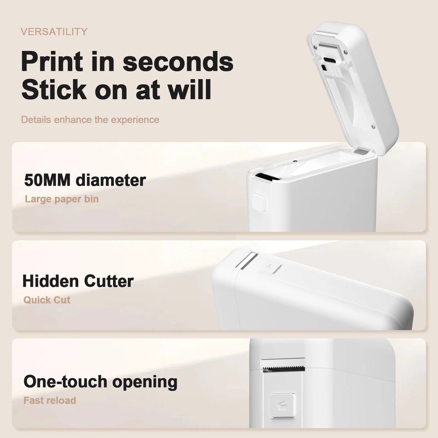 TakeYou Label Maker Portable Printer For Home Office Organization