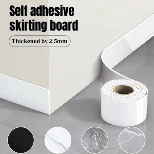 Self Adhesive Skirting Board Foam Wall Sticker Waistline Tape For Sill Staircase