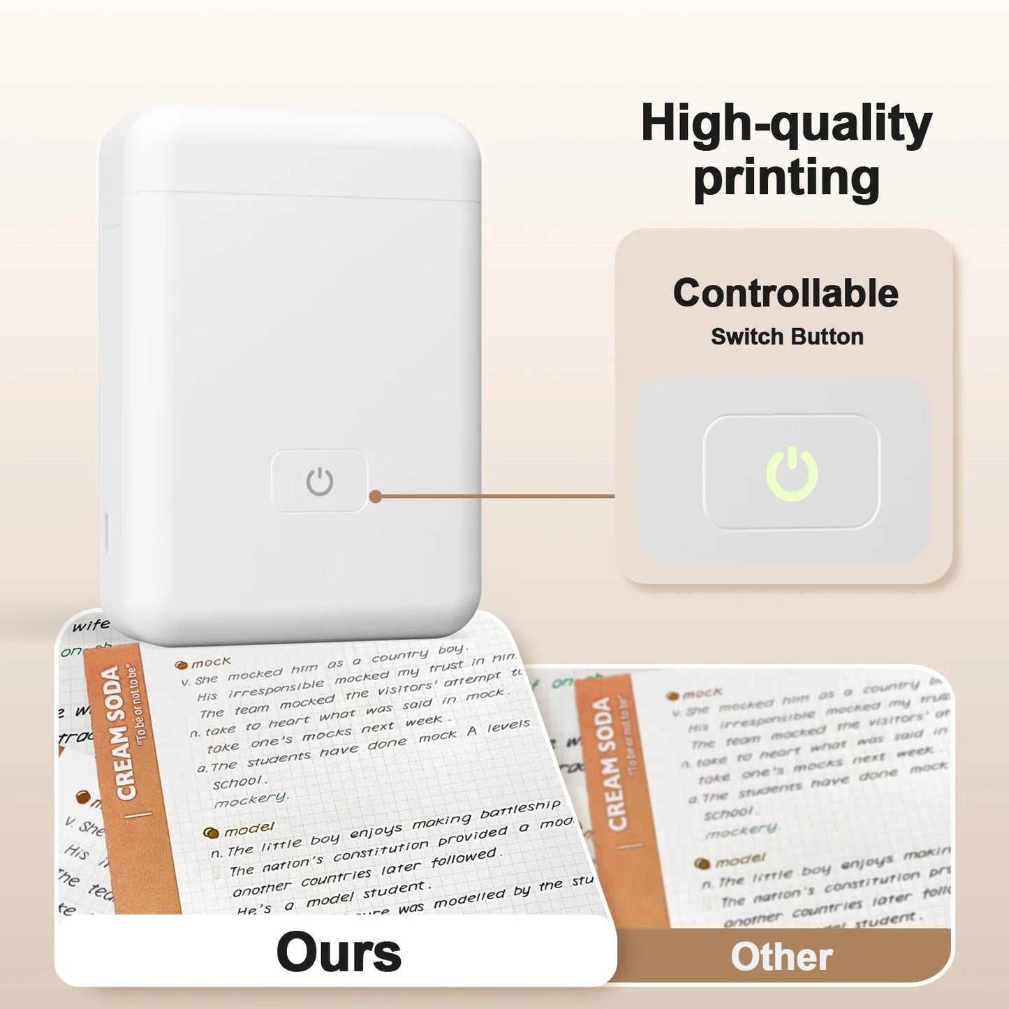 TakeYou Label Maker Portable Printer For Home Office Organization