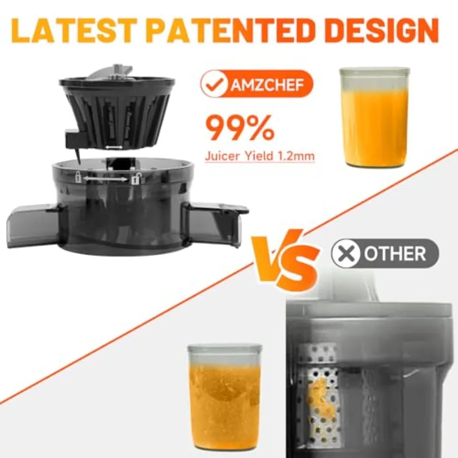 MDNG BPA Free Cold Press Slow Masticating Juicer