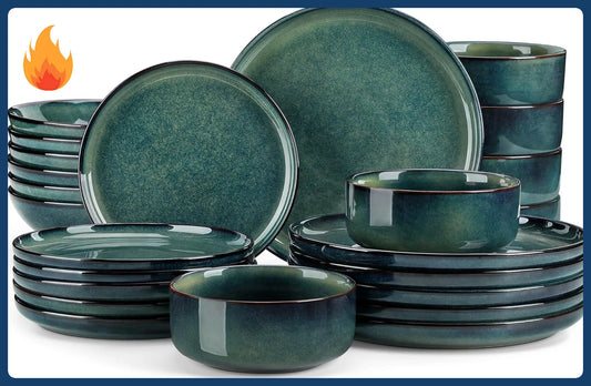 XMSJ Starry Dinnerware Set Stoneware Dishwasher Safe