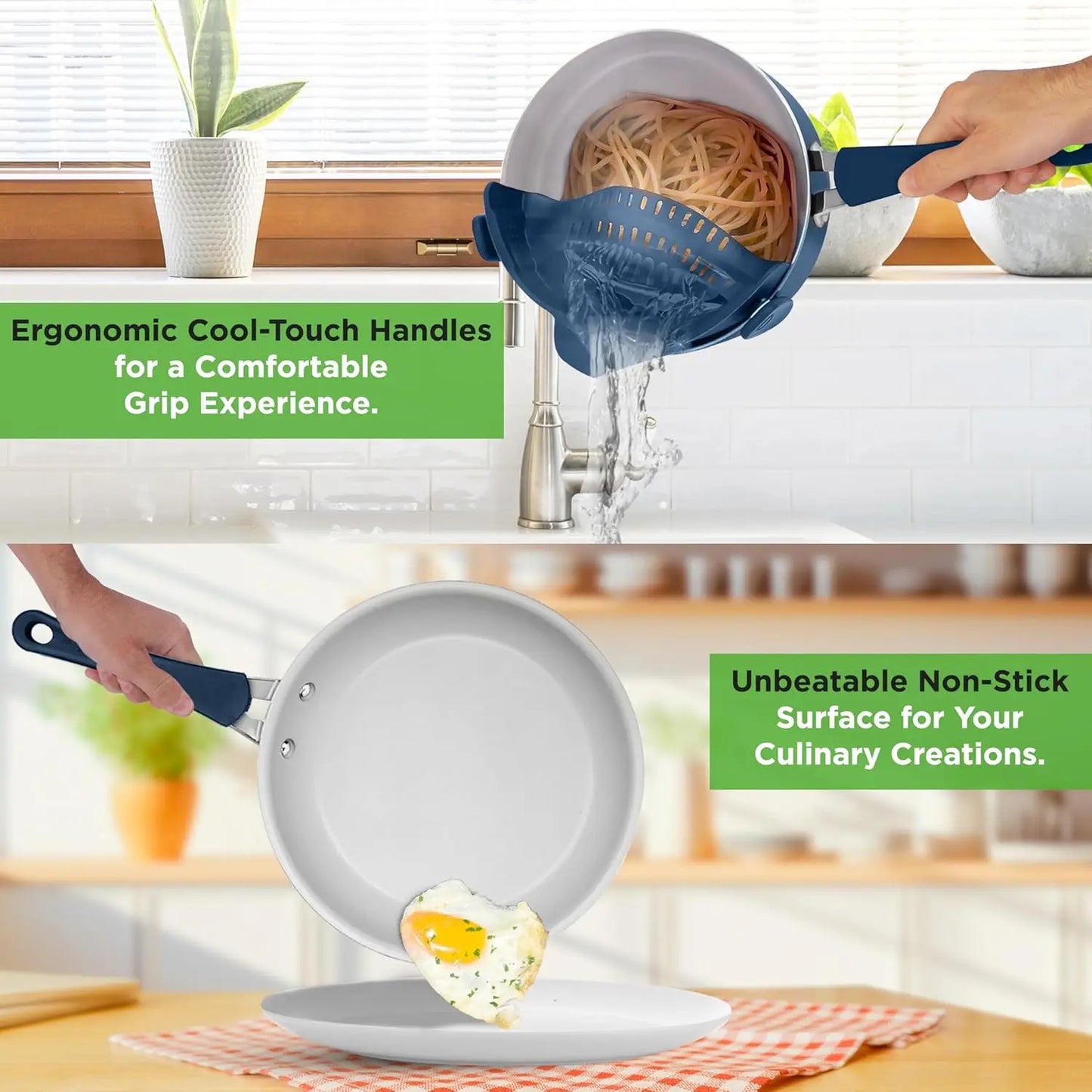 FCM 20 Piece Nonstick Cookware Set With Bakeware For All Cooktops