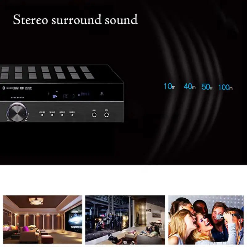 Branwish Six Channel Bluetooth HiFi Amplifier 300W