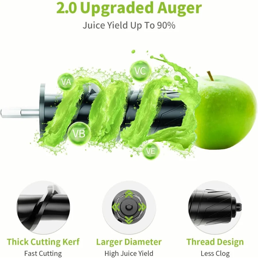 MDNG Cold Press Juicer For Large Fruits And Vegetables