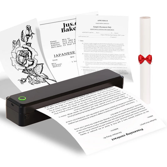 TakeYou Portable Wireless Inkless Thermal Printer Label Maker For Travel