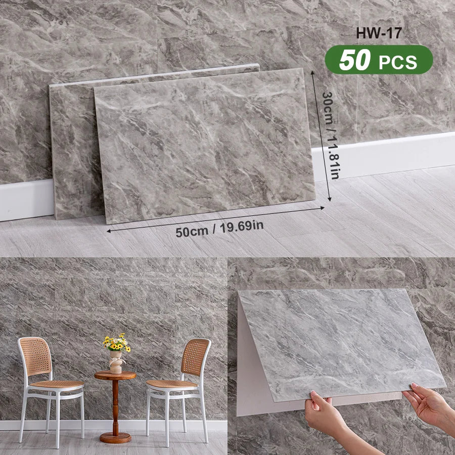 3D Self-Adhesive Peel And Stick Wall Tiles For Indoor Splashback