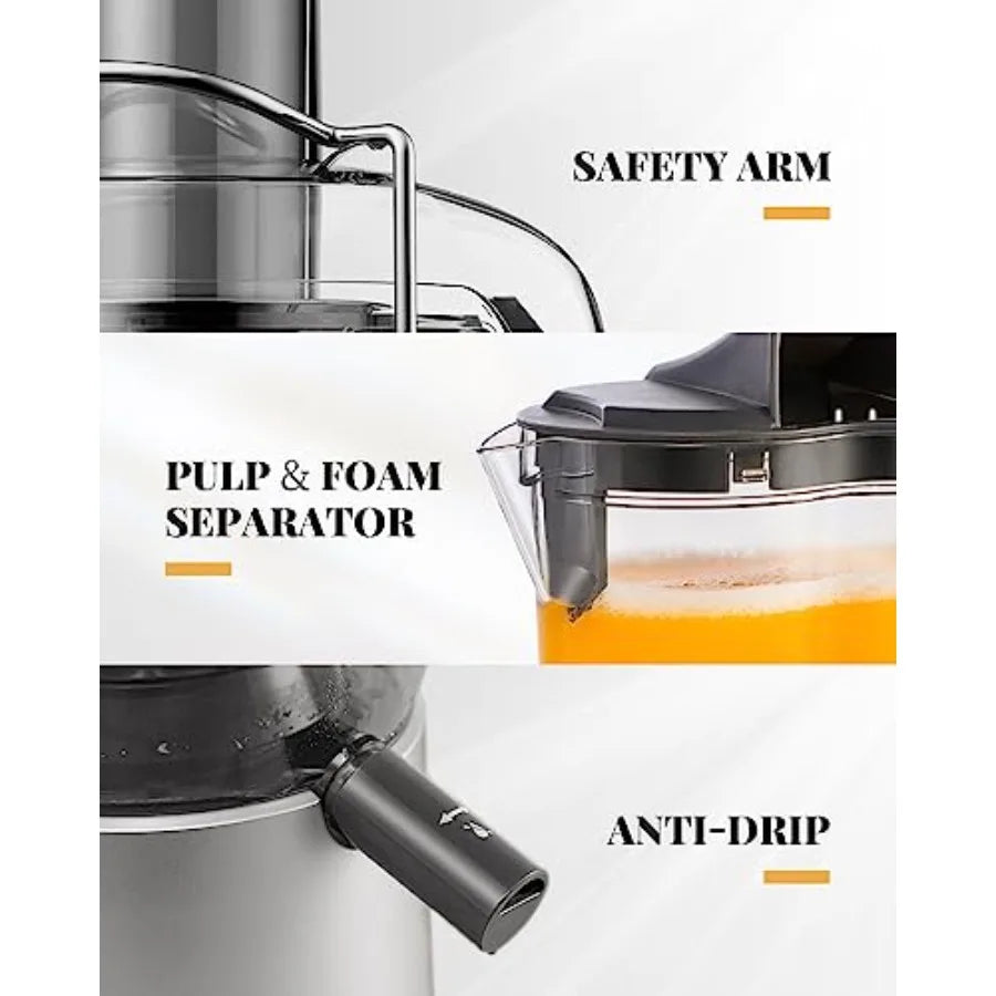 MDNG 1200W Juicer Machine With Titanium Enhanced Blade