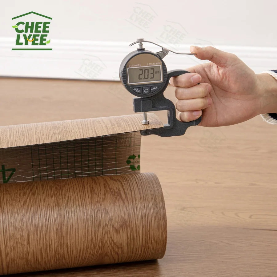 Two Rolls Self Adhesive Wall And Floor Sticker Wood Grain Marble