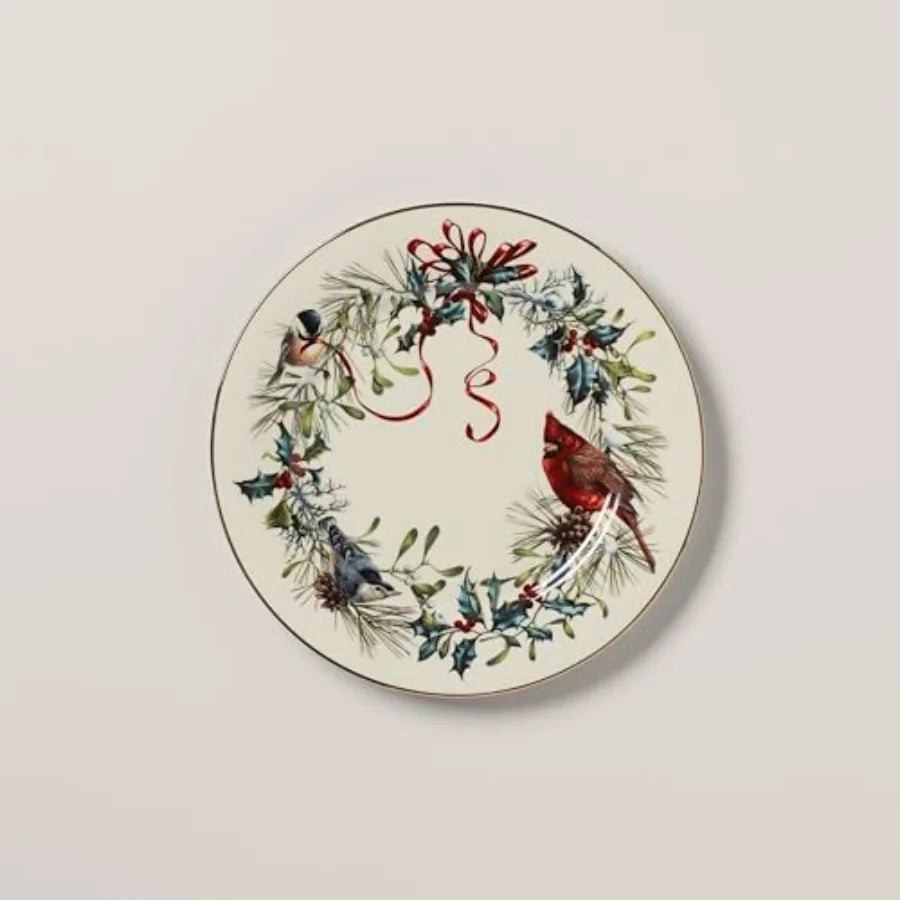 Winter Greetings 6-Piece Dinner Plate Set