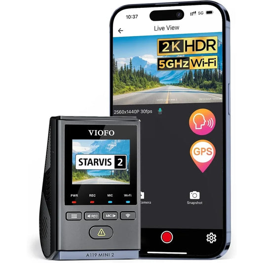 A119 Mini 2K Dash Cam with STARVIS 2 Sensor