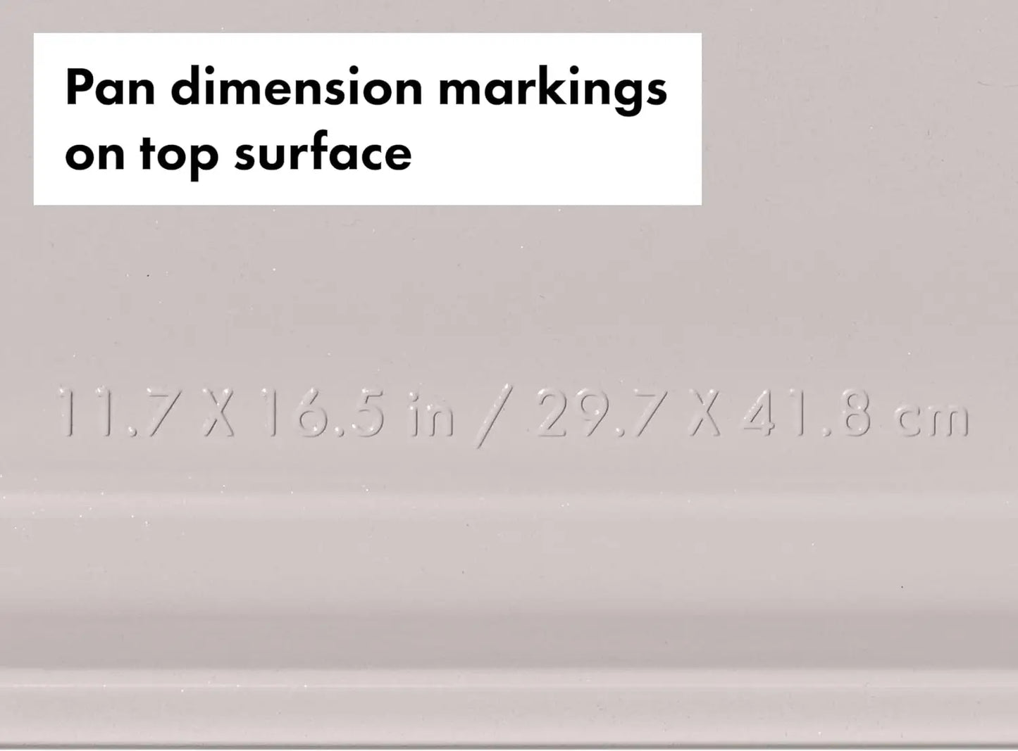 Non-Stick Ceramic Coated 3-Piece Sheet Pan Set For Easy Baking