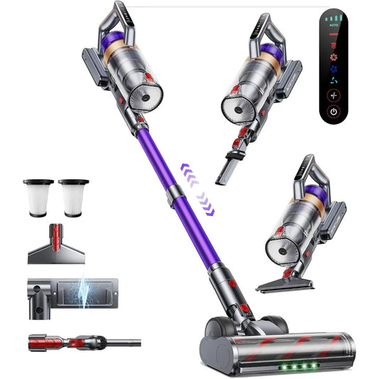 Inteture Cordless Vacuum Cleaner 600W 50KPa 65 Min Runtime