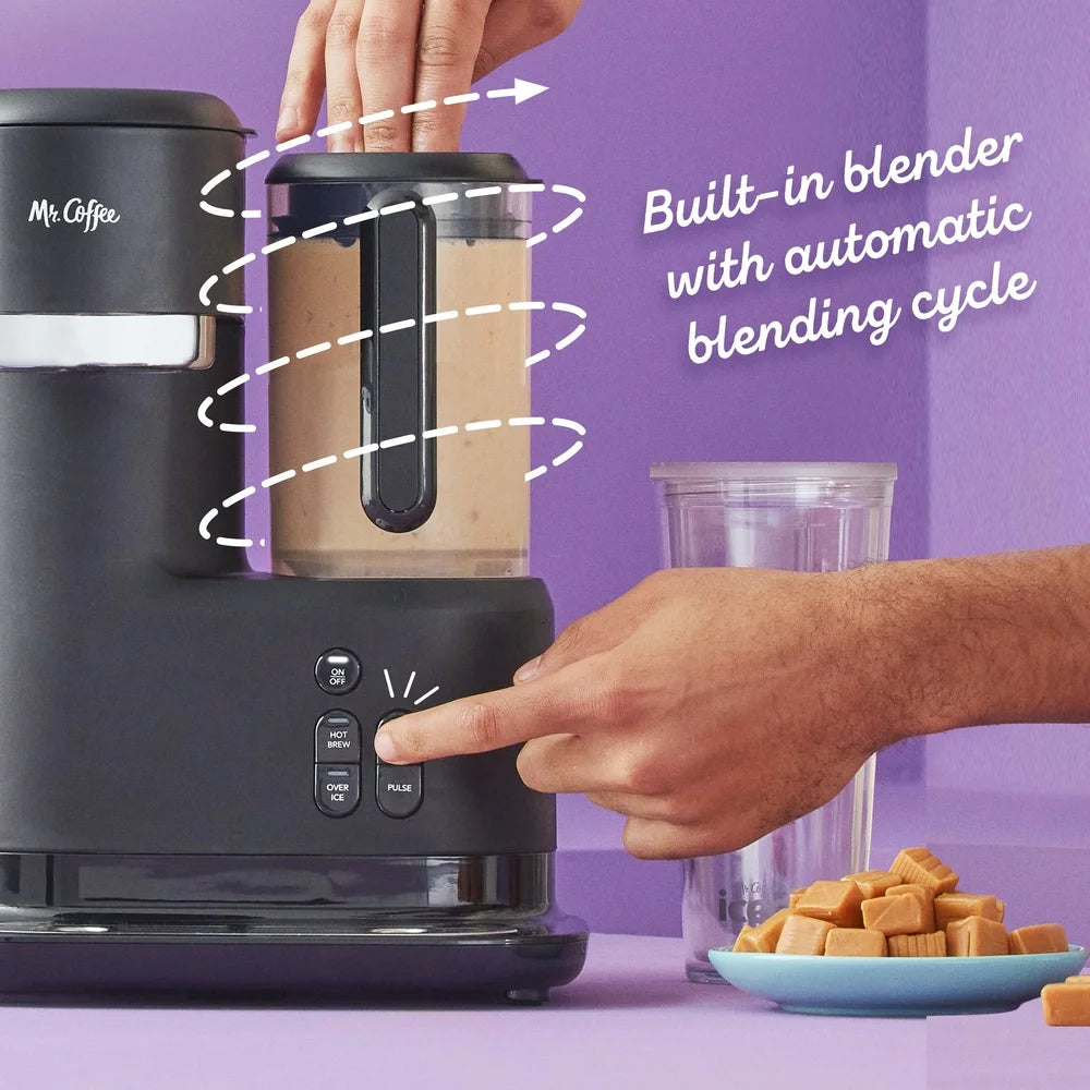 XMSJ 3 In 1 Single Serve Coffee Maker And Blender With Reusable Tumbler
