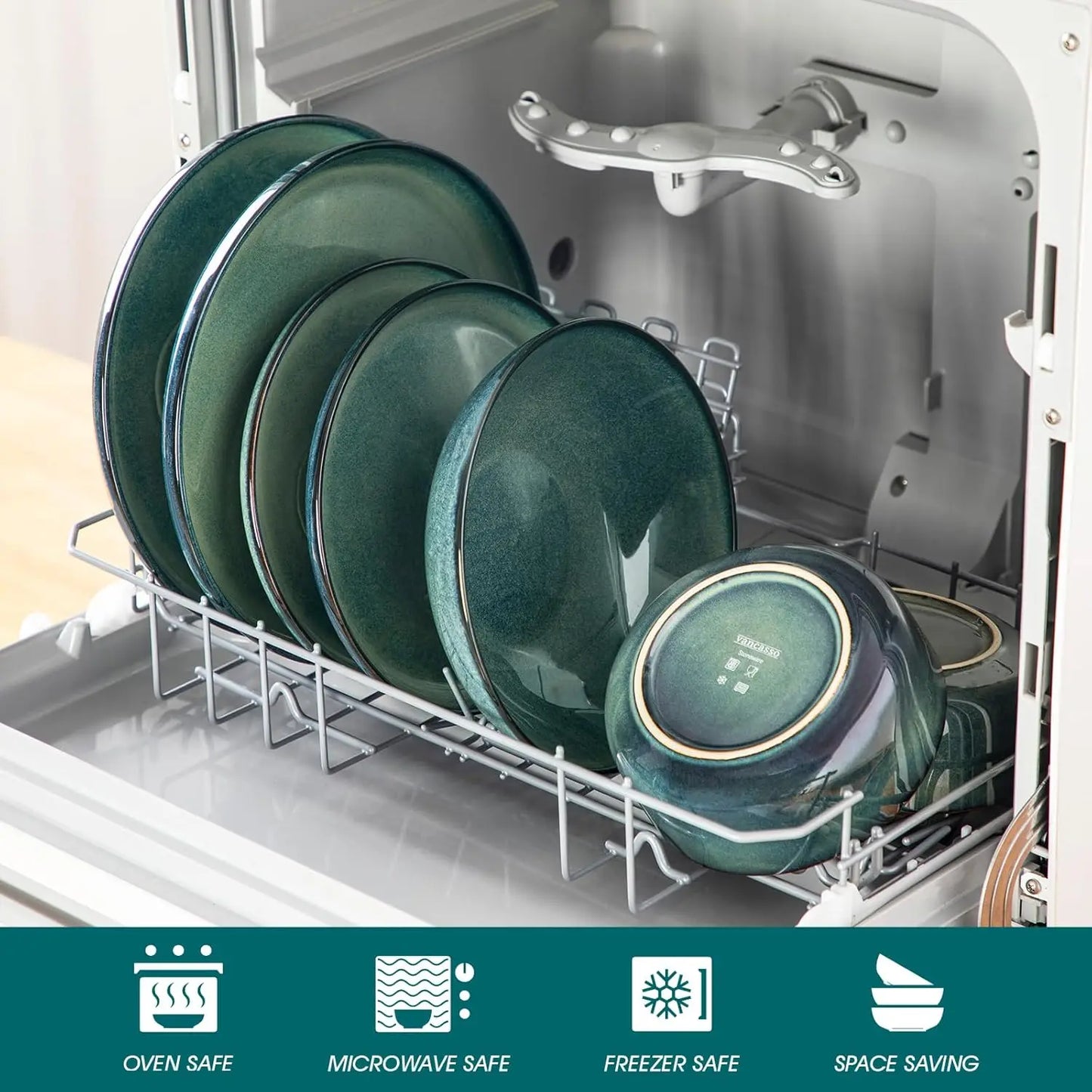 XMSJ Starry Dinnerware Set Stoneware Dishwasher Safe