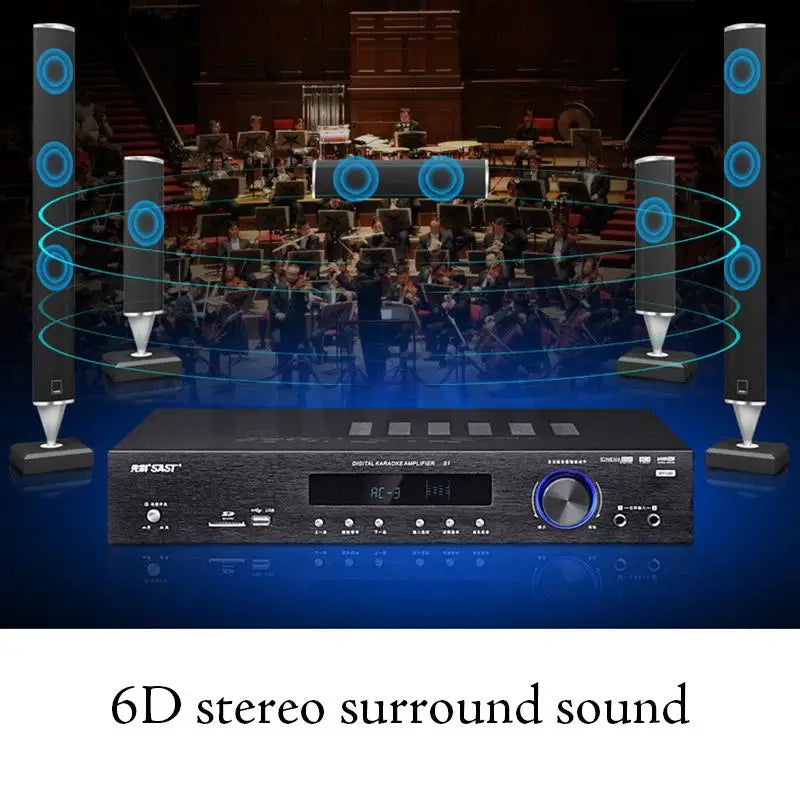 Branwish Six Channel Bluetooth HiFi Amplifier 300W