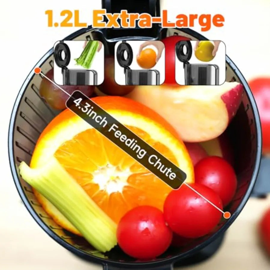 MDNG BPA Free Cold Press Slow Masticating Juicer