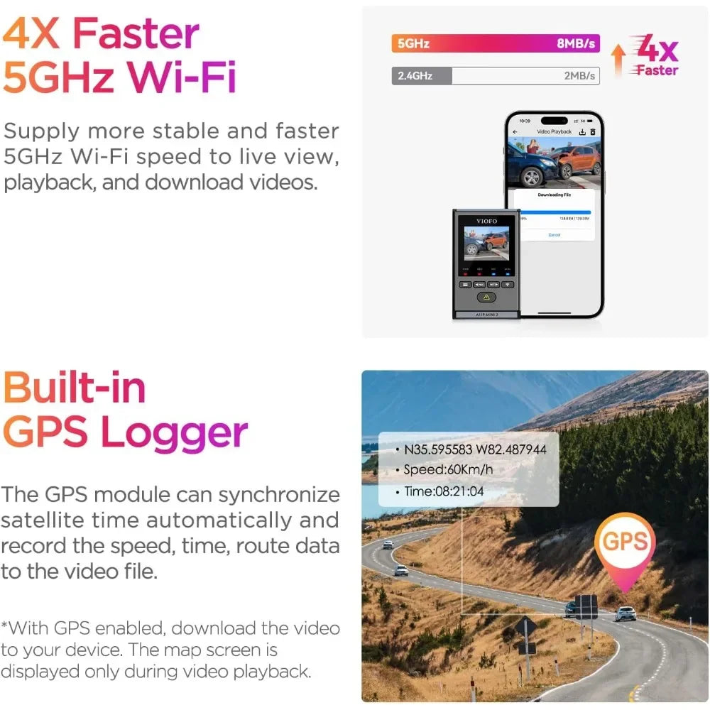 A119 Mini 2K Dash Cam with STARVIS 2 Sensor