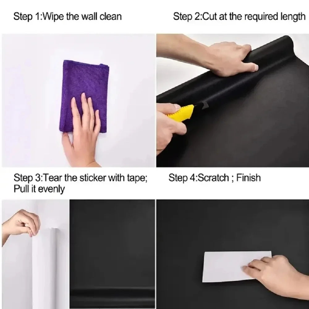 Removable Self-Adhesive Vinyl Wallpaper for Cabinets and Walls Waterproof